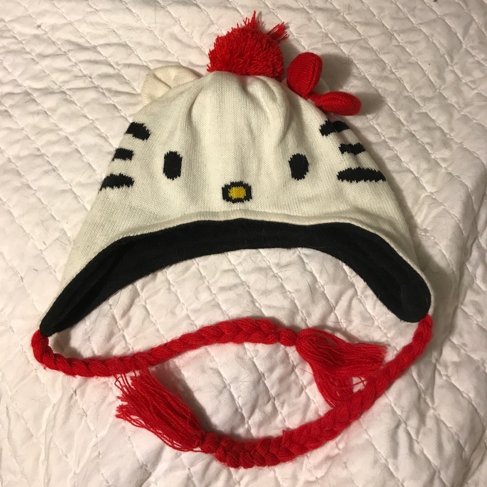Hello kitty Pom Pom beanie.