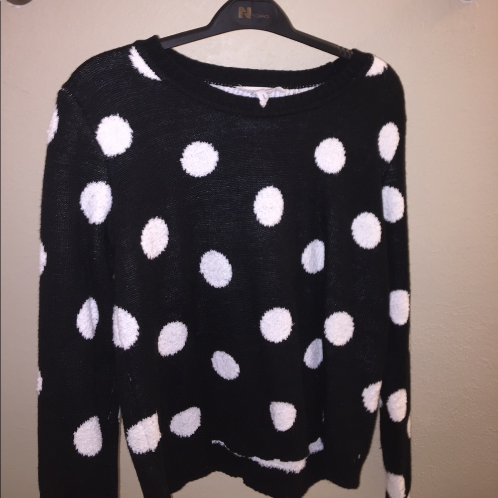 BCBGeneration Polka-Dot Sweater