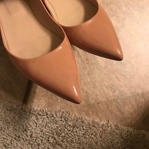 Nude Patent flats