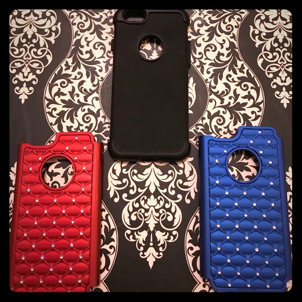 2 for 1 Blue and Red iPhone 6 Cases