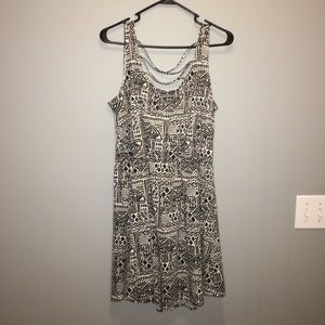 Aztec dress w/ cut out back!