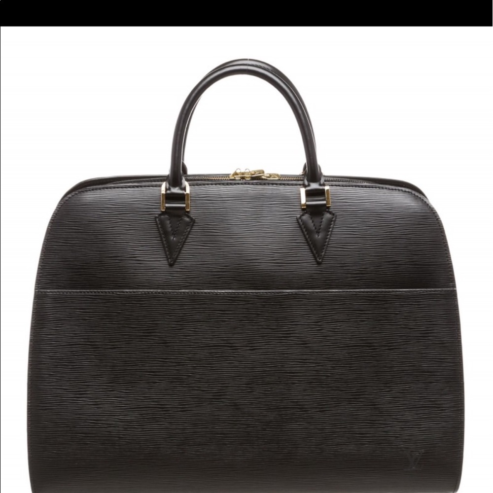 Louis Vuitton Black Epi Leather Sorbonne Briefcase