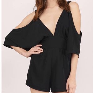 Tobi cold shoulder romper
