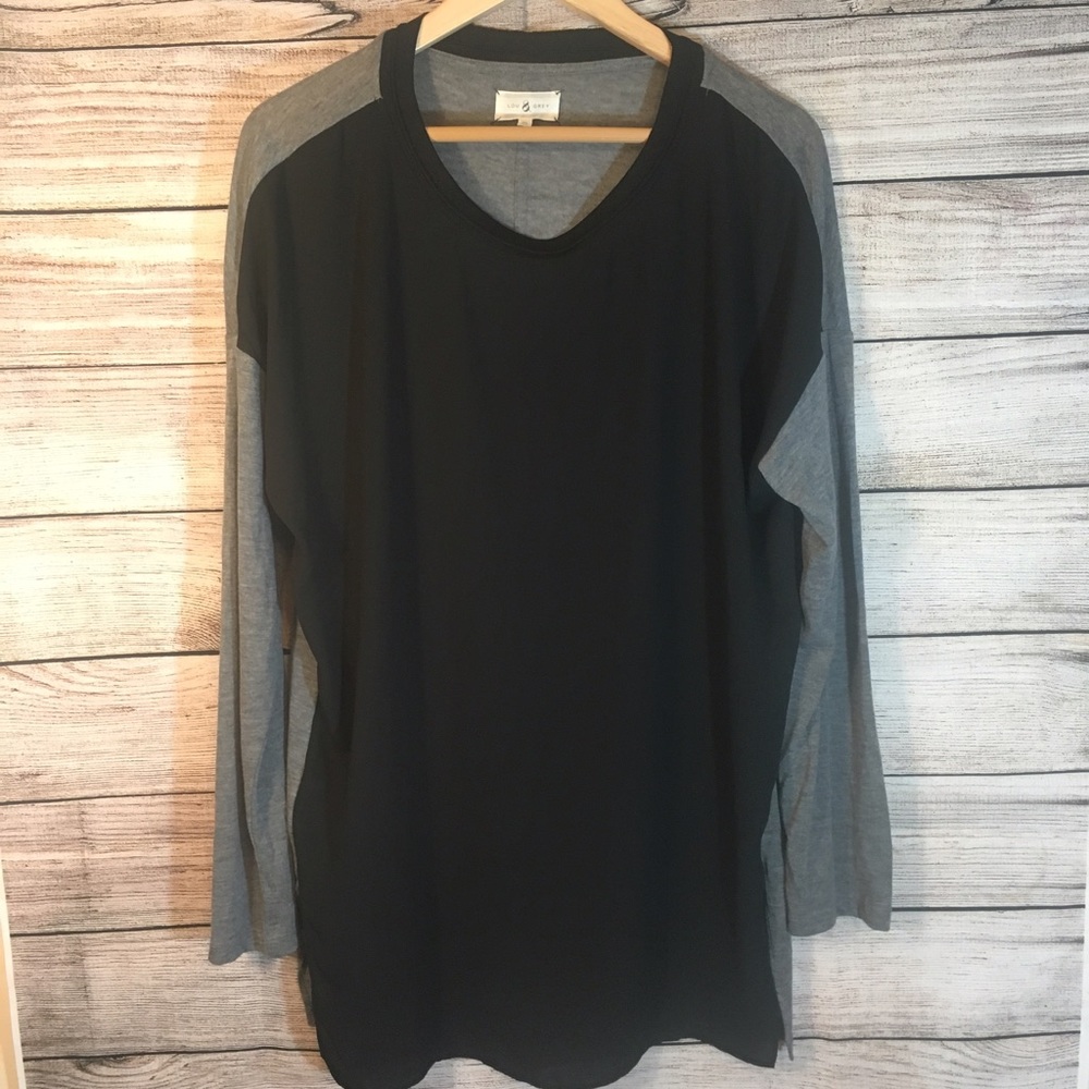 Lou & Grey Color Blocked Blouse XL