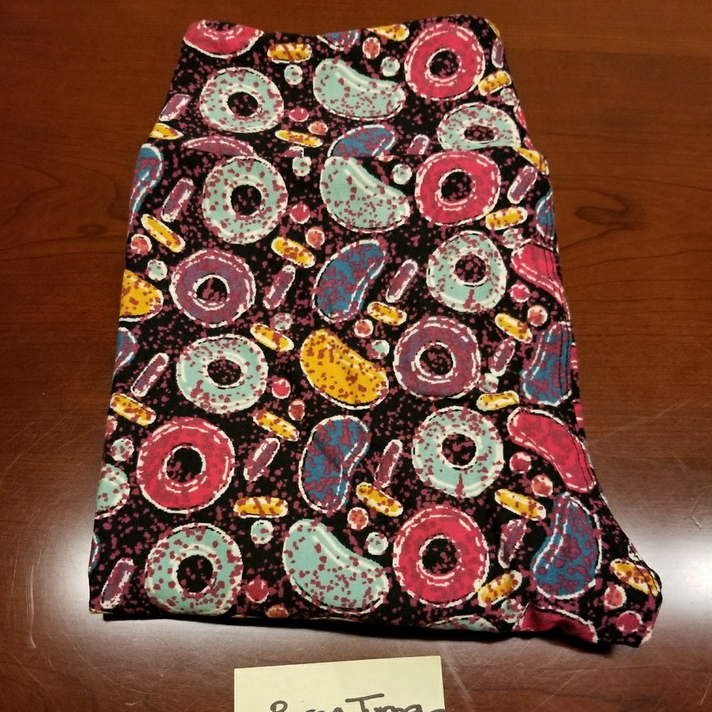 Lularoe OS leggings Doughnuts