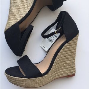 Express espadrilles wedge sandals. Size 6