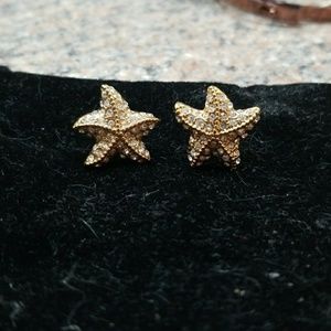 Jcrew starfish earrings