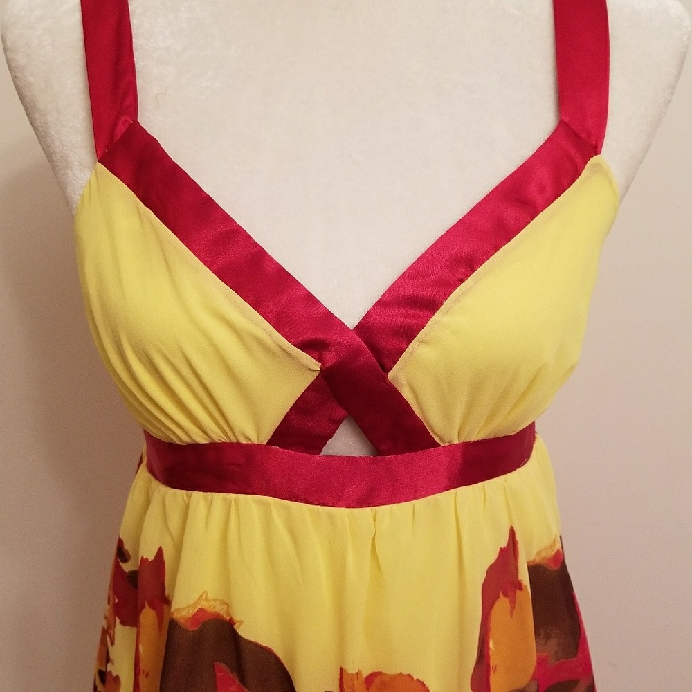 GORGEOUS Arden B. Sundress vibrant floral color!!