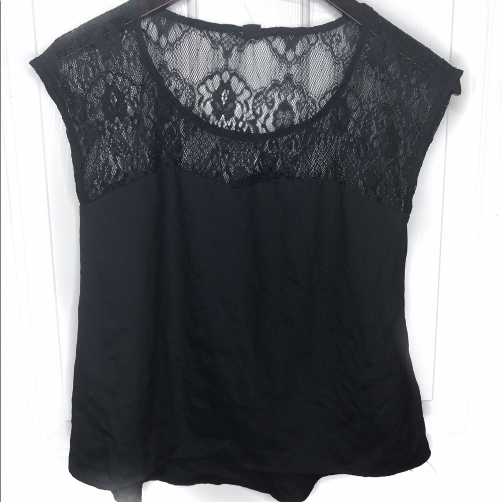 Lace Black Top