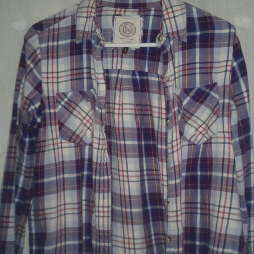 SO Plaid Shirt