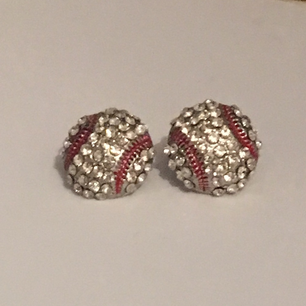 Baseball Diamond Studs Earrings
