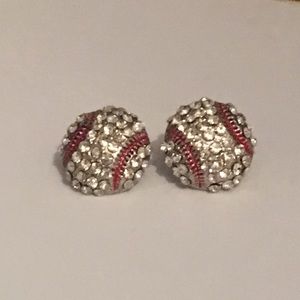 Baseball Diamond Studs Earrings