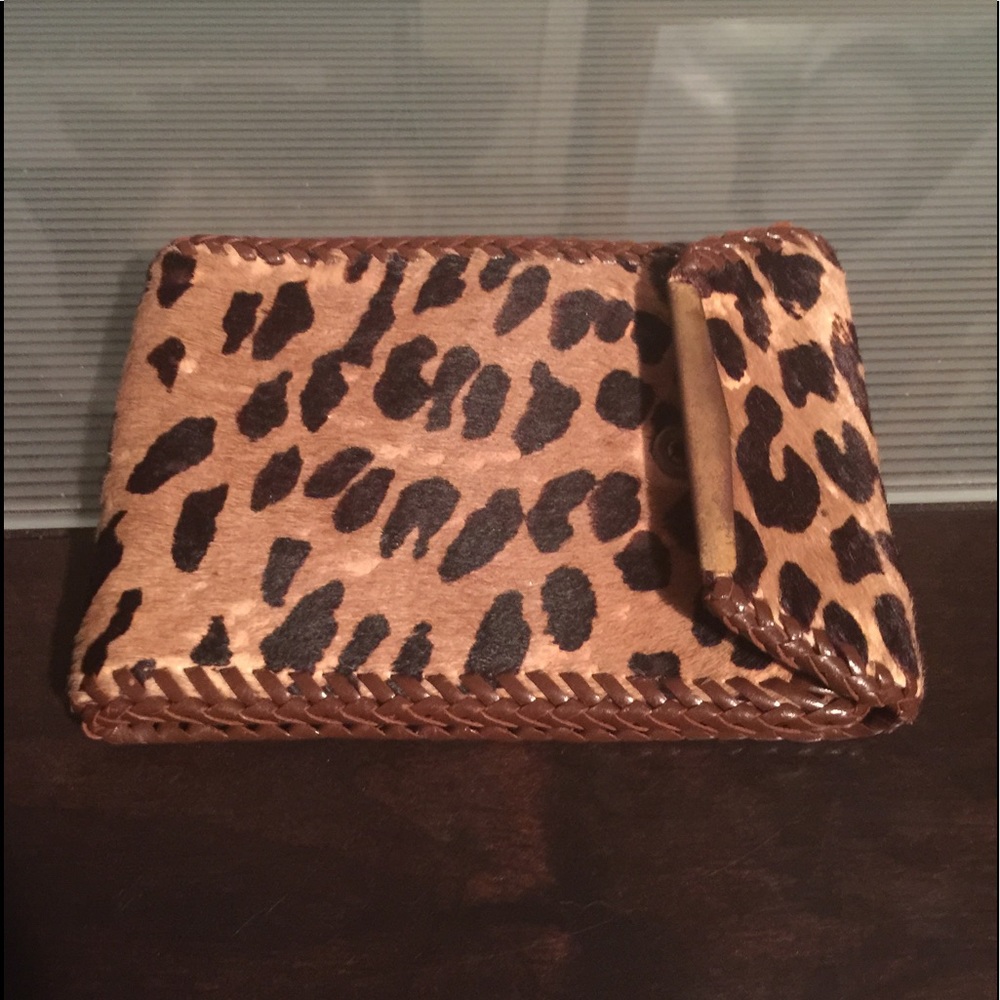 Vintage calf hair wallet