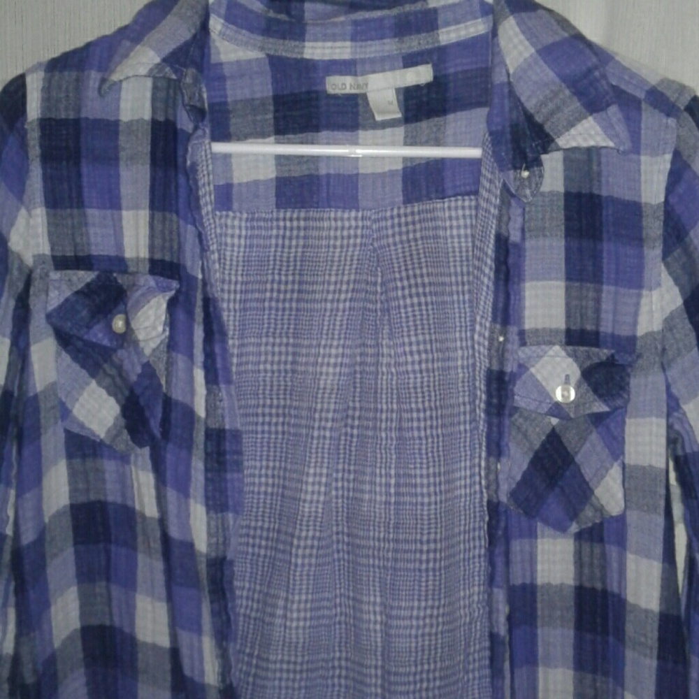 Old Navy Plaid Top