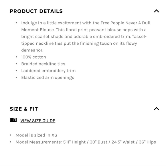 Free People Never a Dull Moment Blouse - Picture 4 of 4