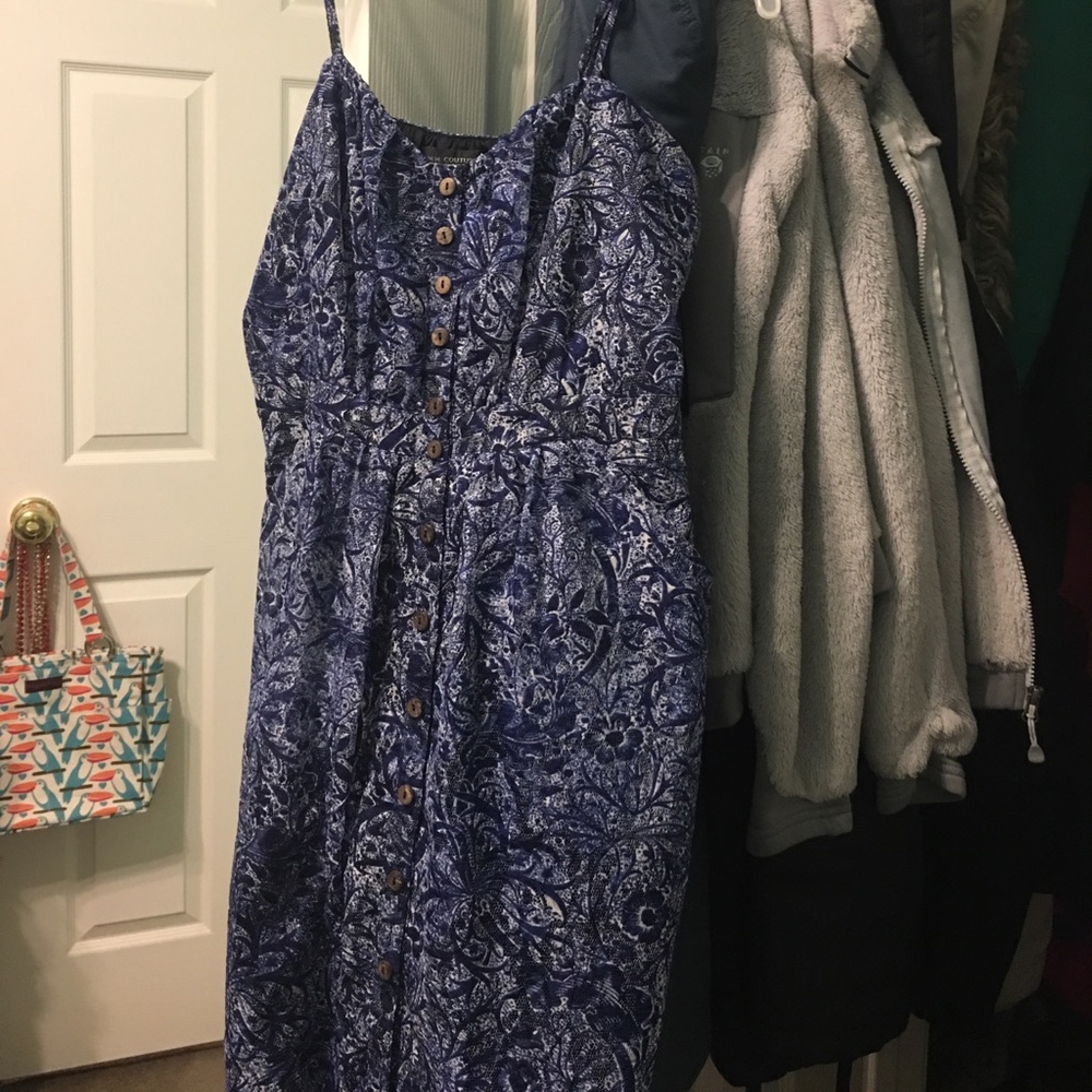 MISS ME blue lace dress