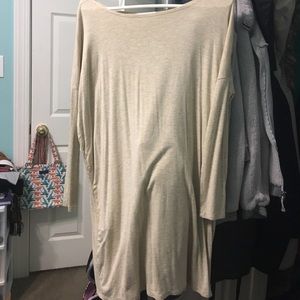 Beige tee shirt dress!