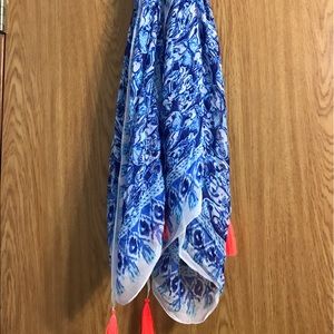 Bomber Blue Get Trunky Engineered Scarf