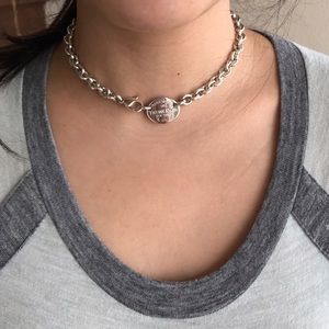 Tiffany & Co. Sterling Silver Tag Necklace