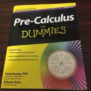 Pre Calc for Dummies book