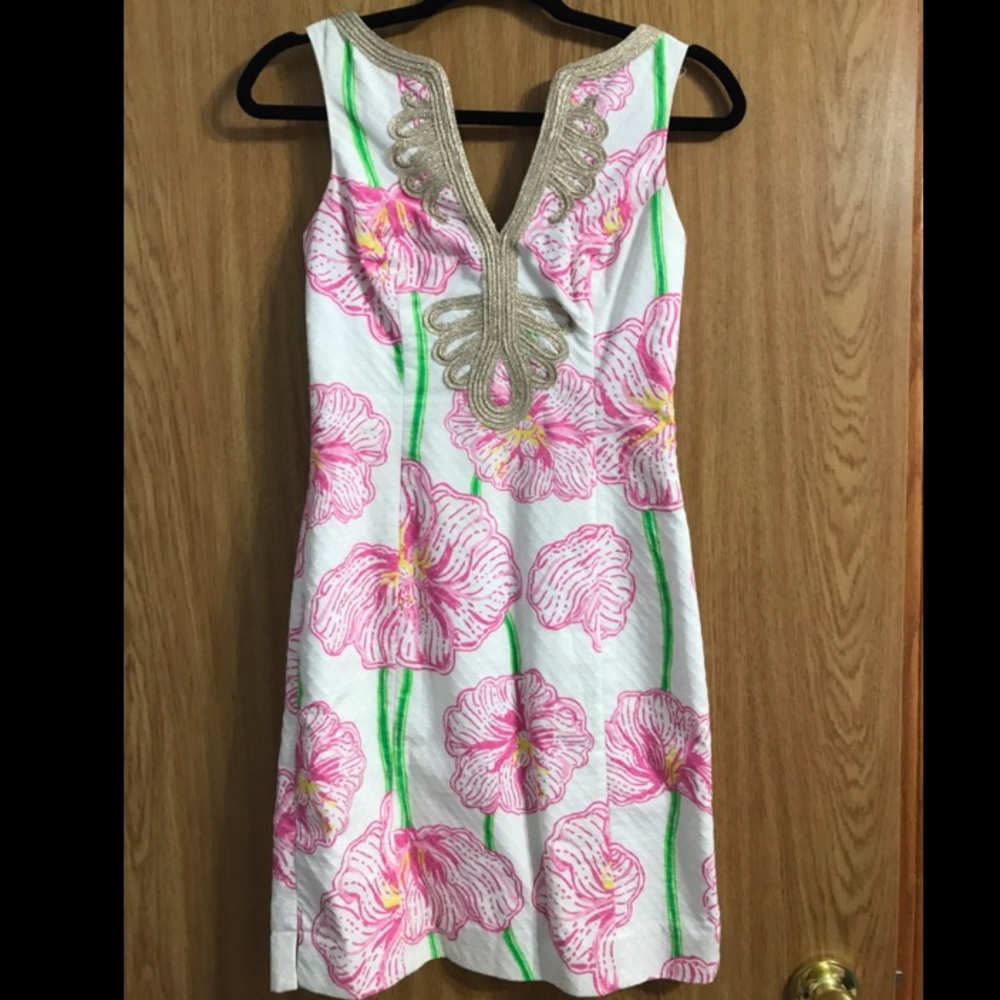 Lilly Pulitzer Clover Cup Janice Dress