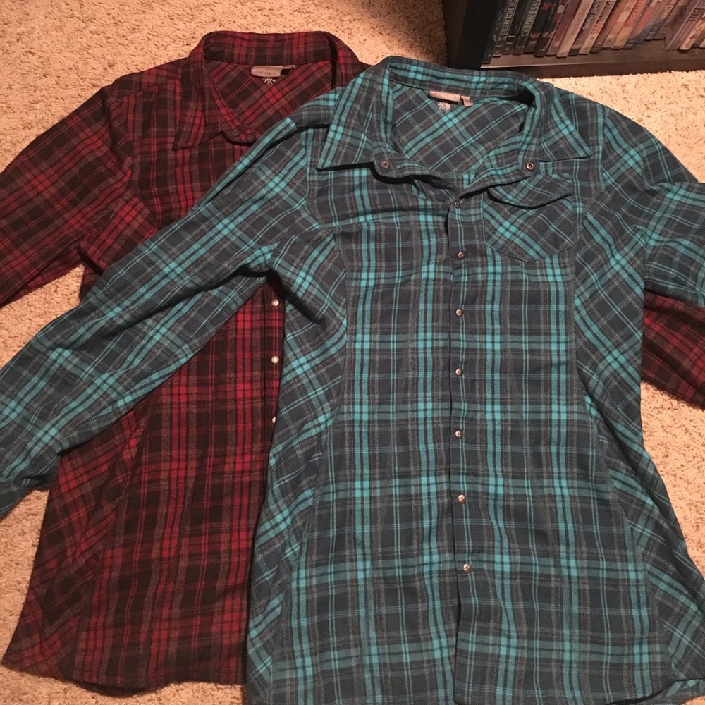 Bundle of Athleta Flannels