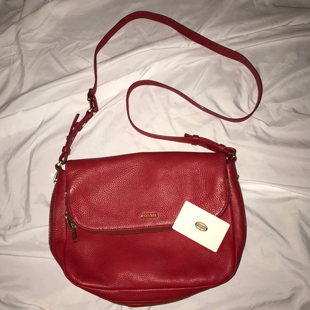 Fossil Crossbody Red