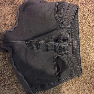BDG high waisted button up shorts