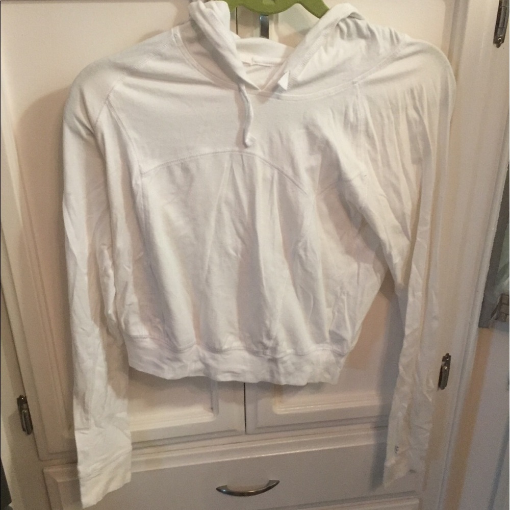 White Sweater crop top