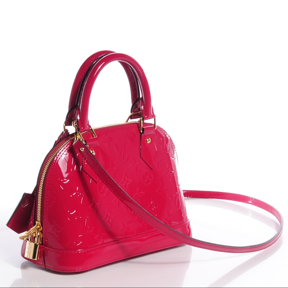 Authentic Louis Vuitton Alma Bb Indian rose purse