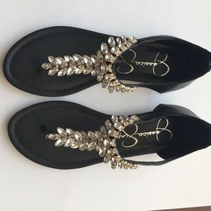 Jessica Simpson jewel thong sandal. Size 6