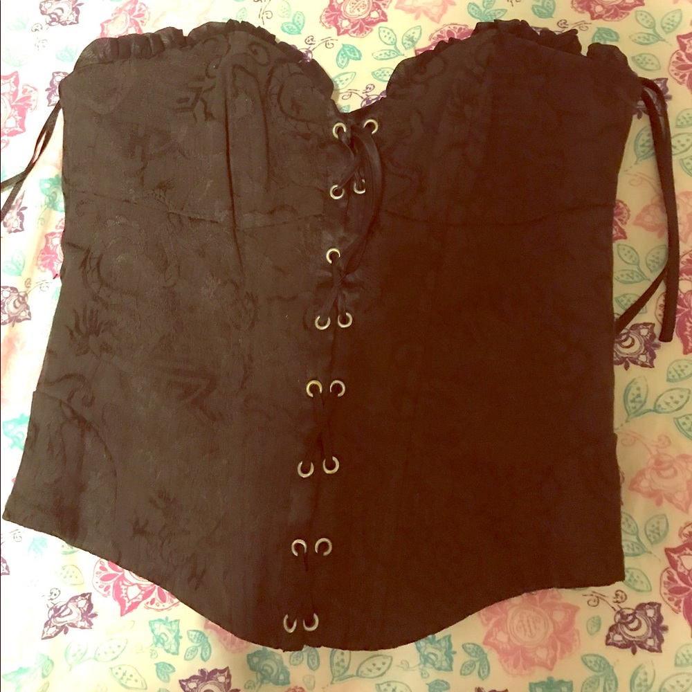 Guess brand corset top