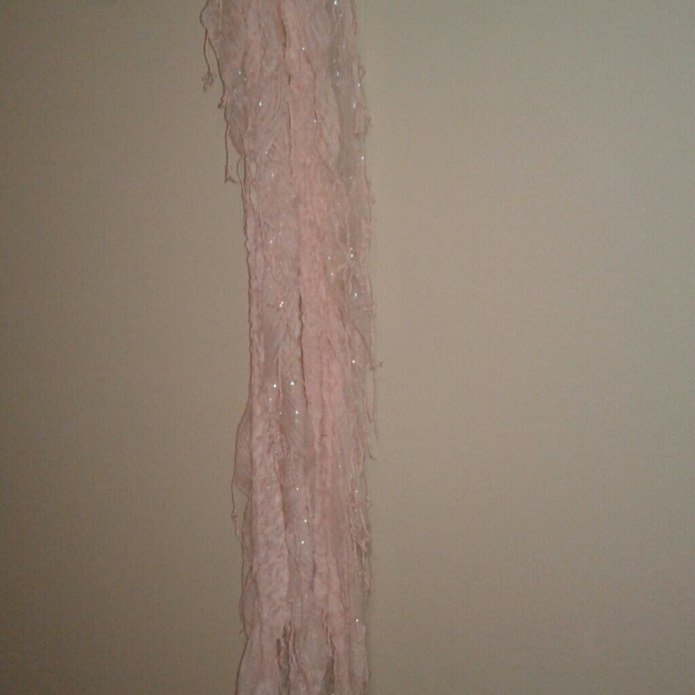 Pink Long Scarf