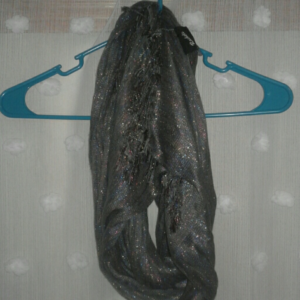 Grey Sparkle Scarf