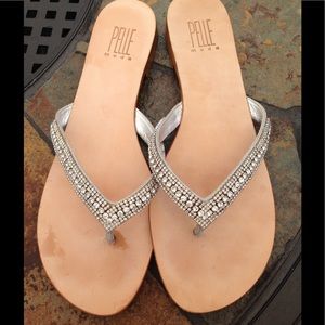 PELLE MODA SWAROVSKI SANDALS