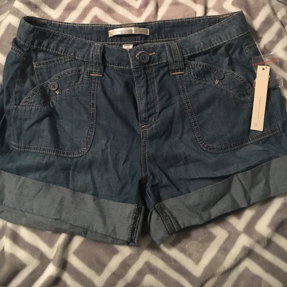Jean trouser shorts