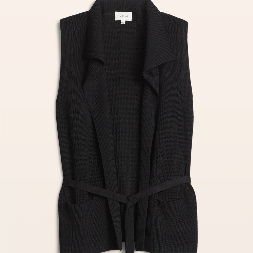 Aritzia Wilfred MANDOZUL VEST (Black)