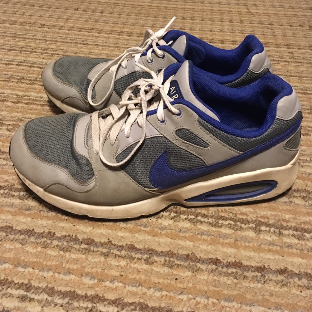 Mens Blue and Gray Nike Air Max