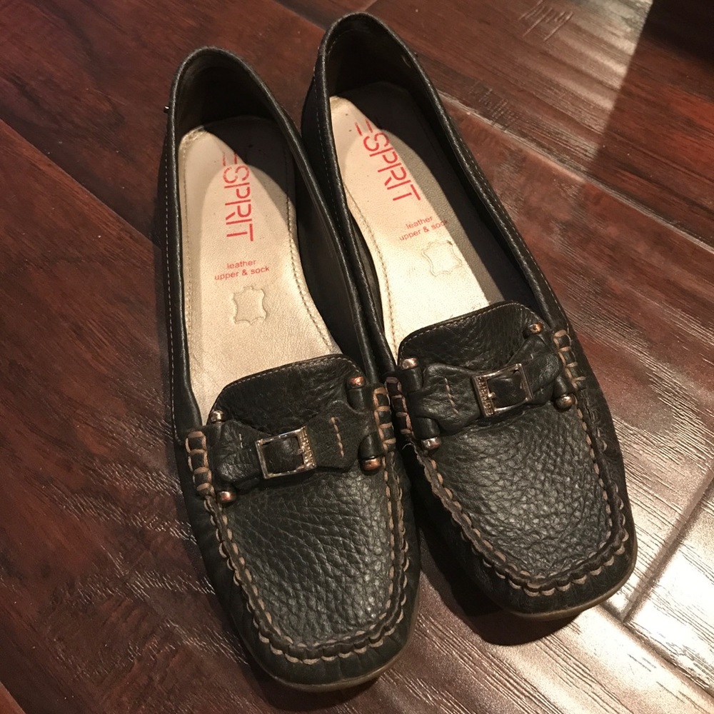 ESPRIT genuine leather moccasin