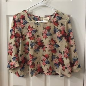 Urban Outfitters Pin & Needles Cropped Top