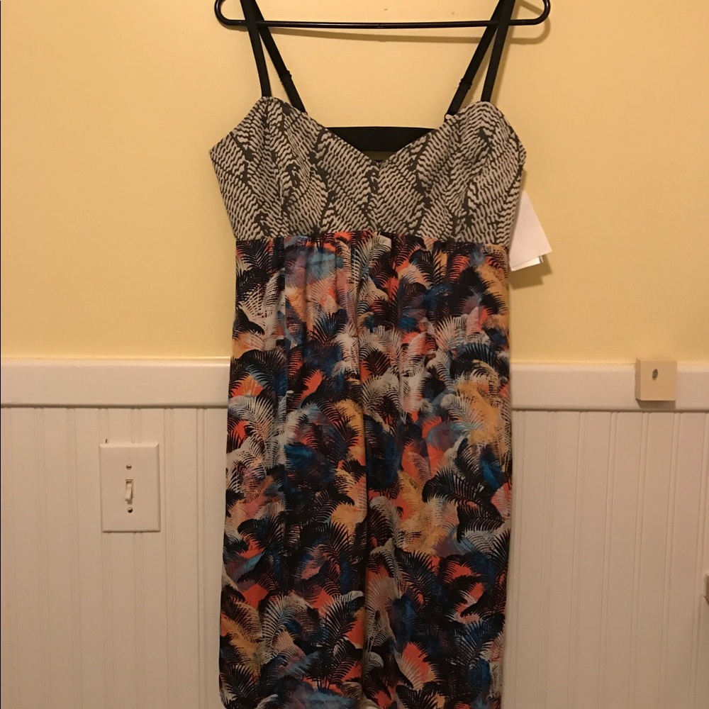 NWT Rachel Roy Aloha Black/Cream dress, size 12 - Picture 4 of 7