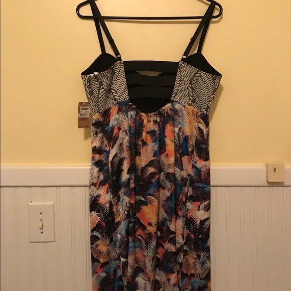 NWT Rachel Roy Aloha Black/Cream dress, size 12 - Picture 6 of 7