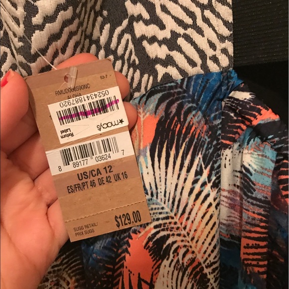 NWT Rachel Roy Aloha Black/Cream dress, size 12 - Picture 7 of 7