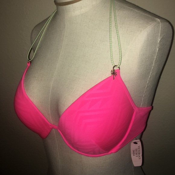 Victoria's Secret Other - Push-up Pink Victoria's Secret Swim Bikini Top