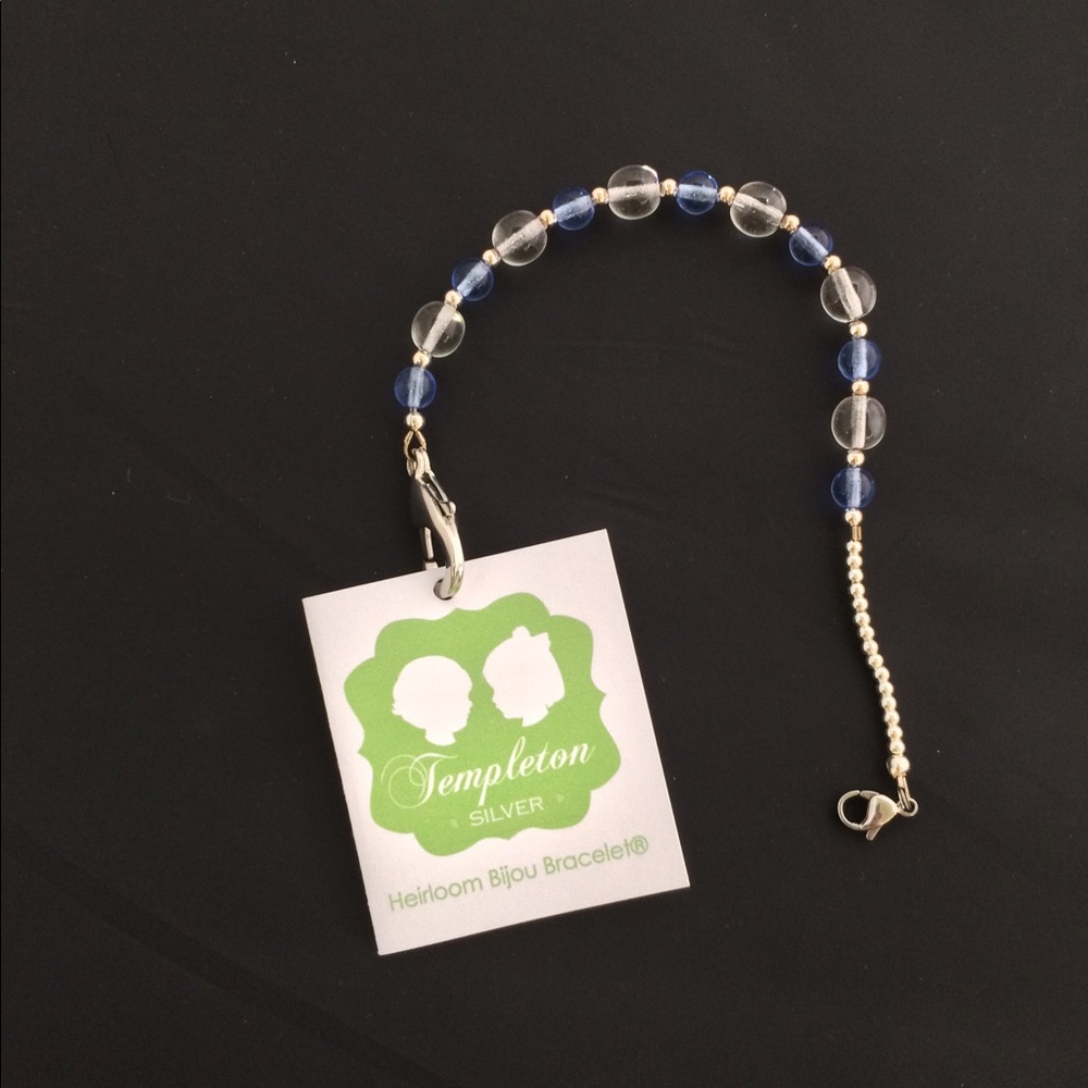 Sterling Silver Pacifier Clip / Keepsake Bracelet