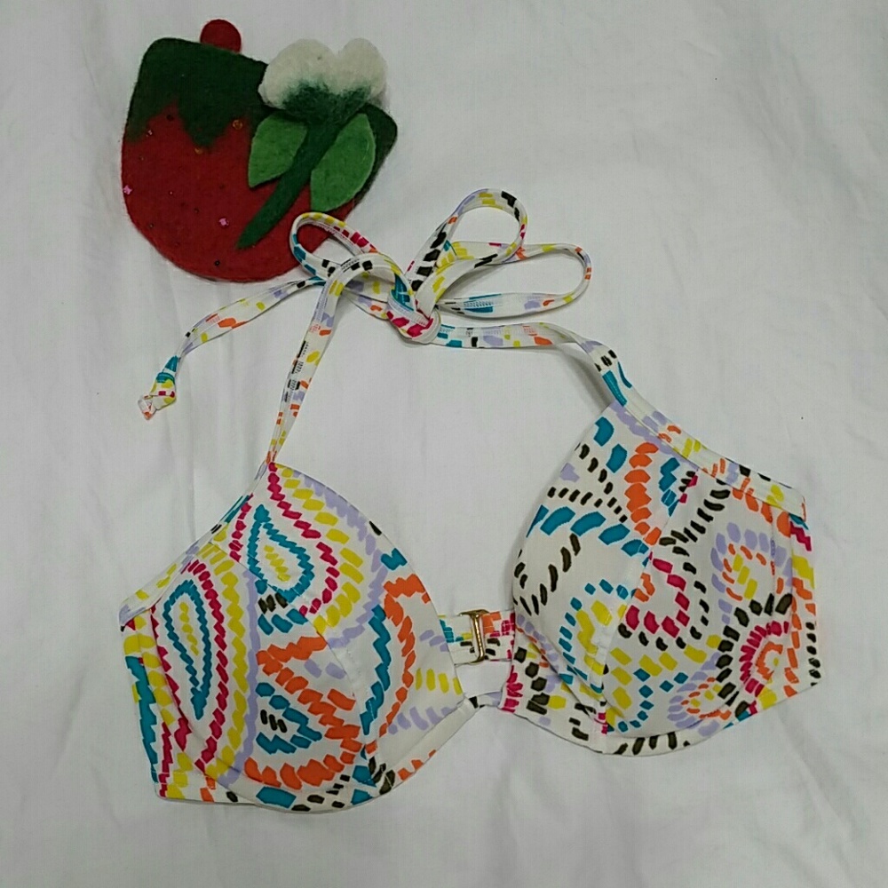 Victoria's Secret underwire halter bikini top