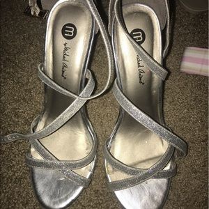 Silver heels