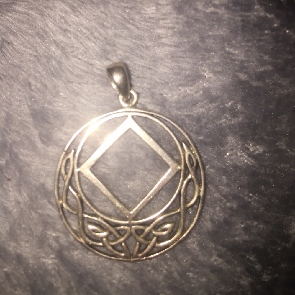 🦋Sterling Silver🐘Narcotics Anonymous Pendant🦋