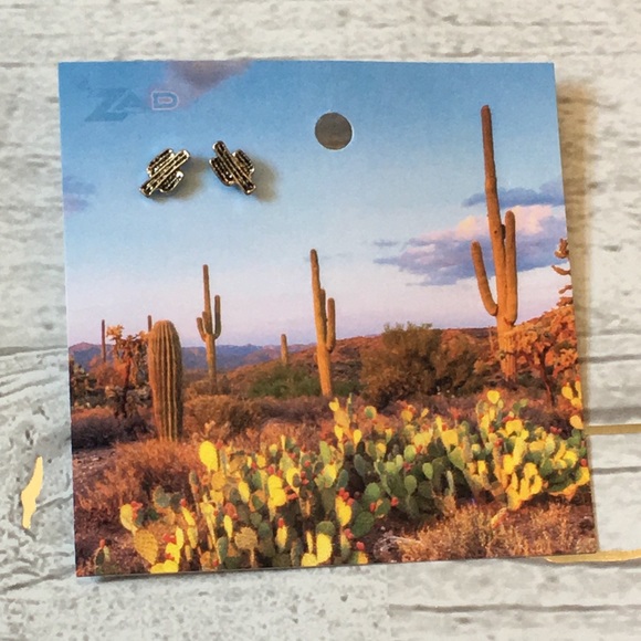 Mini Cactus Earrings 🌵 - Picture 1 of 3