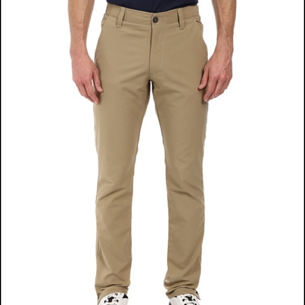 Under Armour Match Play Golf Pants Tan